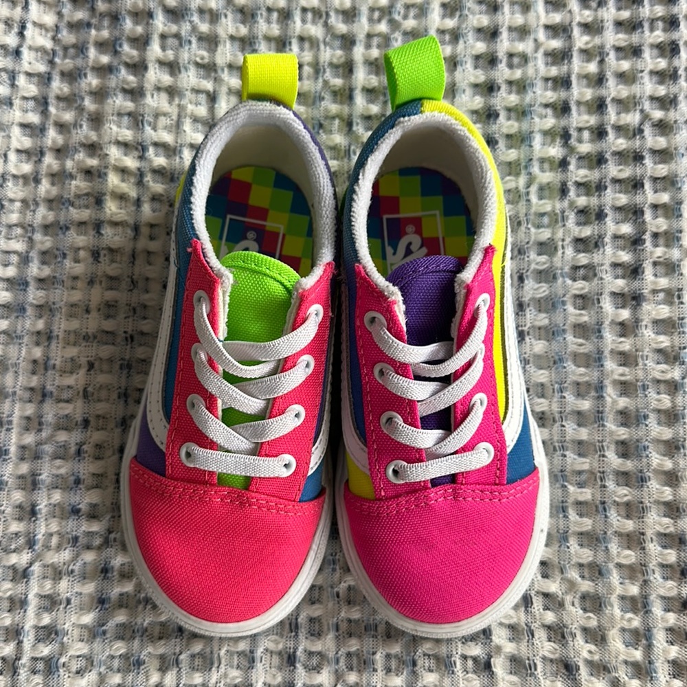 Toddler Vans Neon